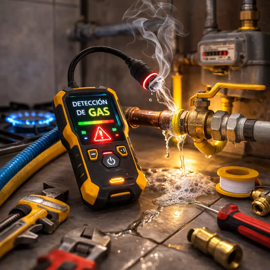 Detección con Gas Trazador